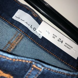 LOFT modem skinny jeans